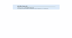 Desktop Screenshot of jb.elbe-haus.de